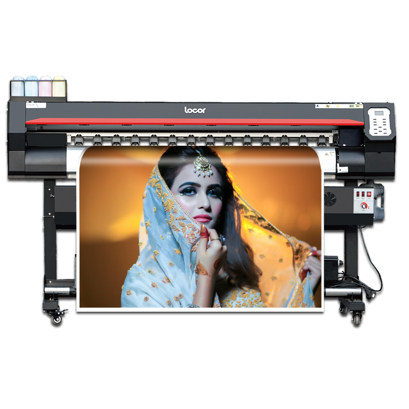 Commercial Vinyl Printing - ยอดนิยมเครื่องพิมพ์ตัวทําละลายนิเวศ 1.6M Easyjet 1601 Locor รูปแบบขนาดใหญ่เครื่องพิมพ์ไวนิลผ้าใบพิมพ์