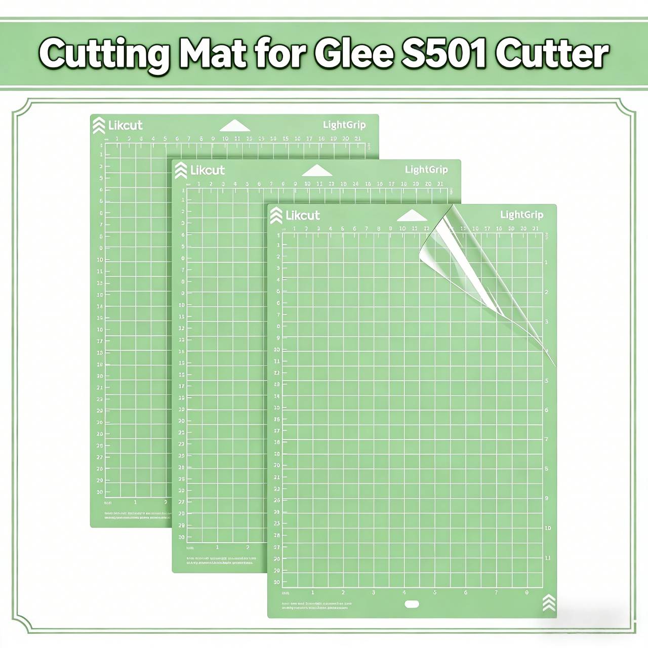 Plotter Cutting Mat - แผ่นรองตัดกาว 3 แพ็ค ขนาด 4.5