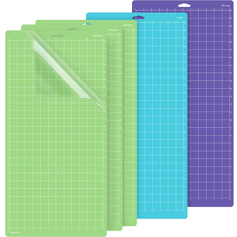 Plotter Cutting Mat - 4.5x1แผ่นรองตัดวัสดุ PVC ขนาด2นิ้ว/11.5x30ซม. แผ่นรองฐานแผ่นกาวสำหรับงานควิลท์ความสุขสำหรับงานฝีมือ