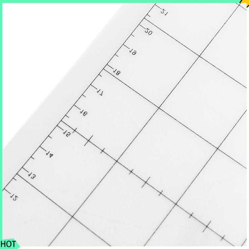 Plotter Cutting Mat - AWAH 12 ชิ้นแผ่นตัดแผ่นกาววัดตาราง 8 โดย 12