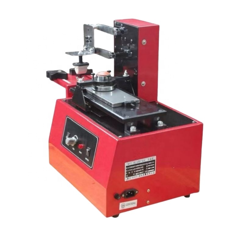 Commercial Printing Industry - เครื่องพิมพ์แพดไฟฟ้าแบบตั้งโต๊ะ TLF ขนาดกะทัดรัด ใช้หมึกวงกลม พิมพ์รหัสวันที่ โลโก้