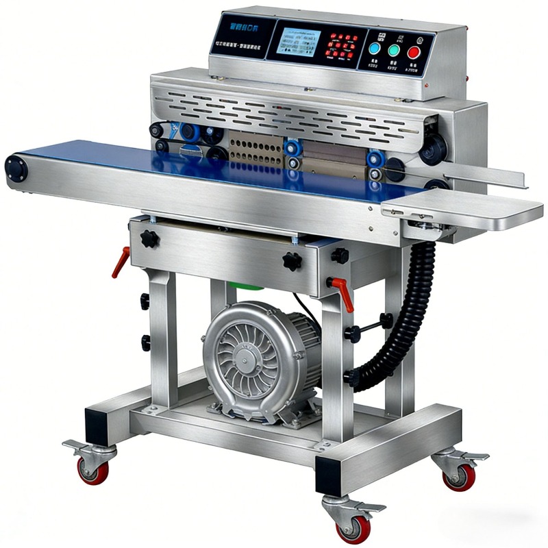 Commercial Printing Industry - เครื่องซีลสูญญากาศสำหรับอาหารเชิงพาณิชย์ ระบบซีลบรรจุภัณฑ์สูญญากาศอุตสาหกรรม ระบบพิมพ์วันที่ด้วยเลเซอร์อัตโนมัติเต็มรูปแบบ