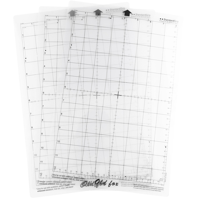 9 ชิ้นเปลี่ยนแผ่นตัดแผ่นกาววัด - Plotter Cutting Mat บทวิจารณ์และราคา
