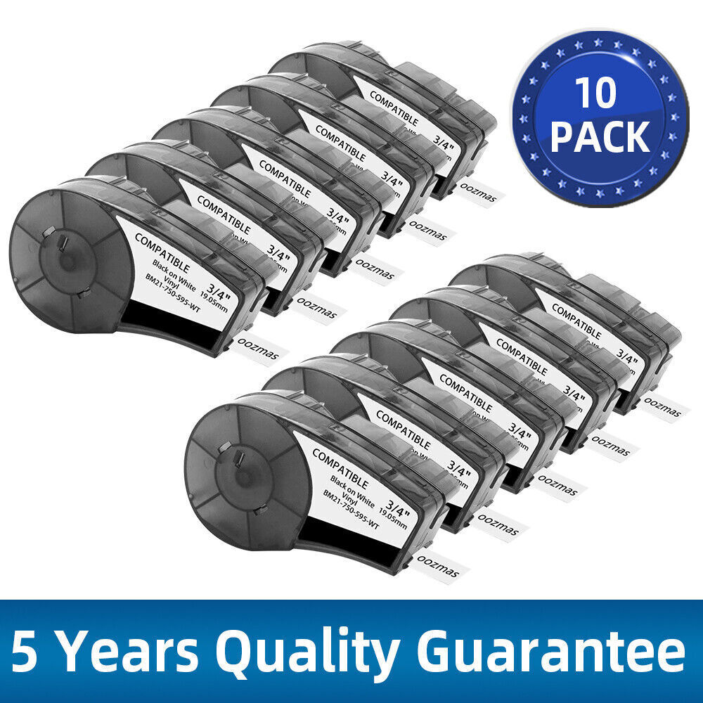 1-10PK สําหรับ Brady BMP21-Plu - Commercial Vinyl Printing บทวิจารณ์และราคา