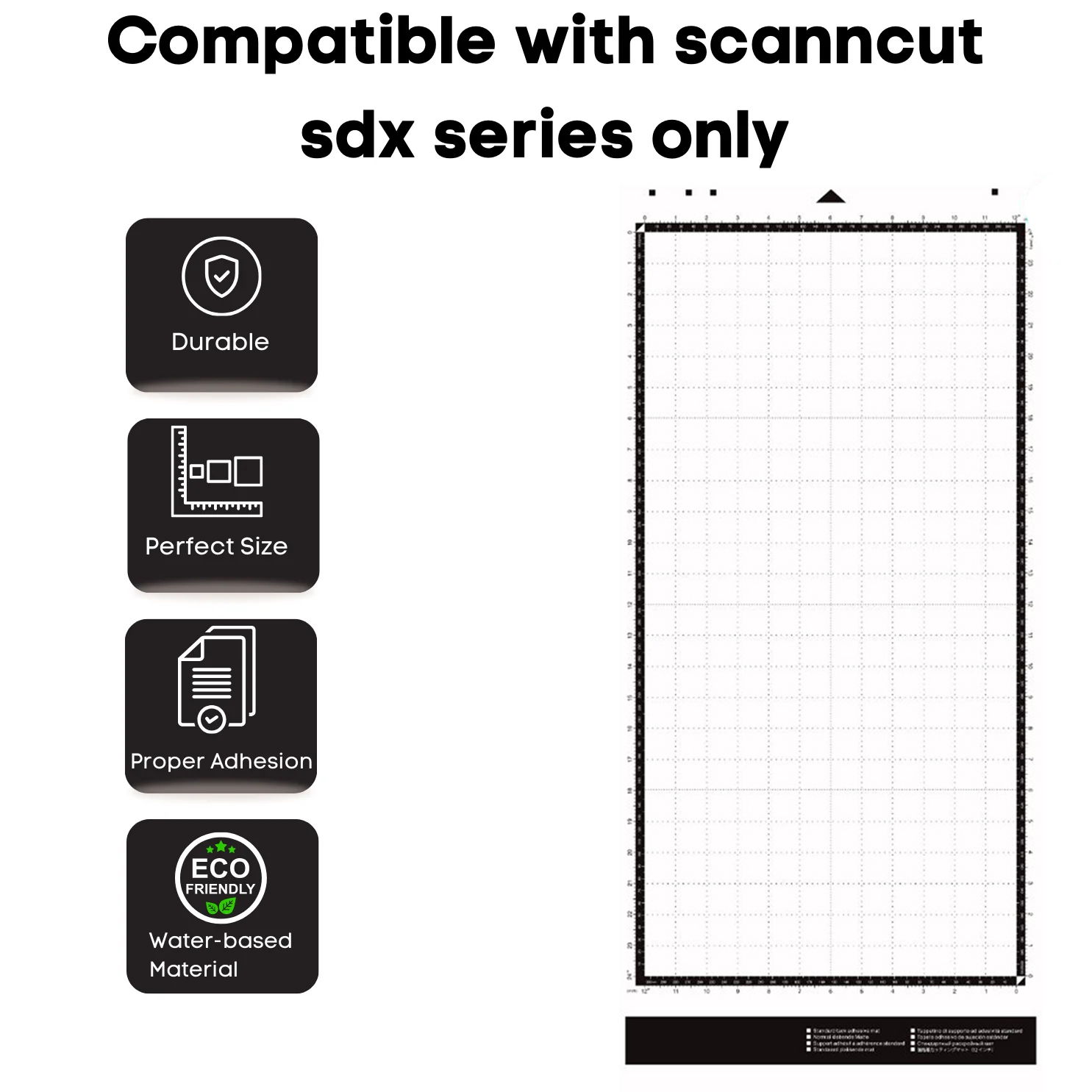 12x24 นิ้วสําหรับ Brother Sdx  - Plotter Cutting Mat บทวิจารณ์และราคา