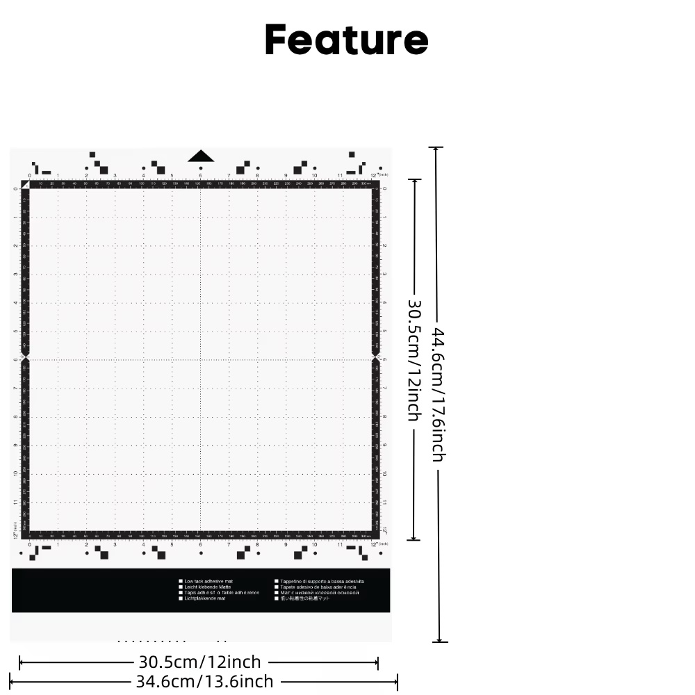 2 ชิ้นแผ่นตัดสําหรับ Brother s - Plotter Cutting Mat บทวิจารณ์และราคา